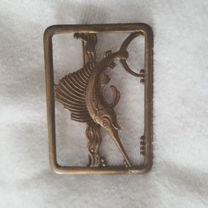 Truart Sterling 925 Vintage Swordfish Pin